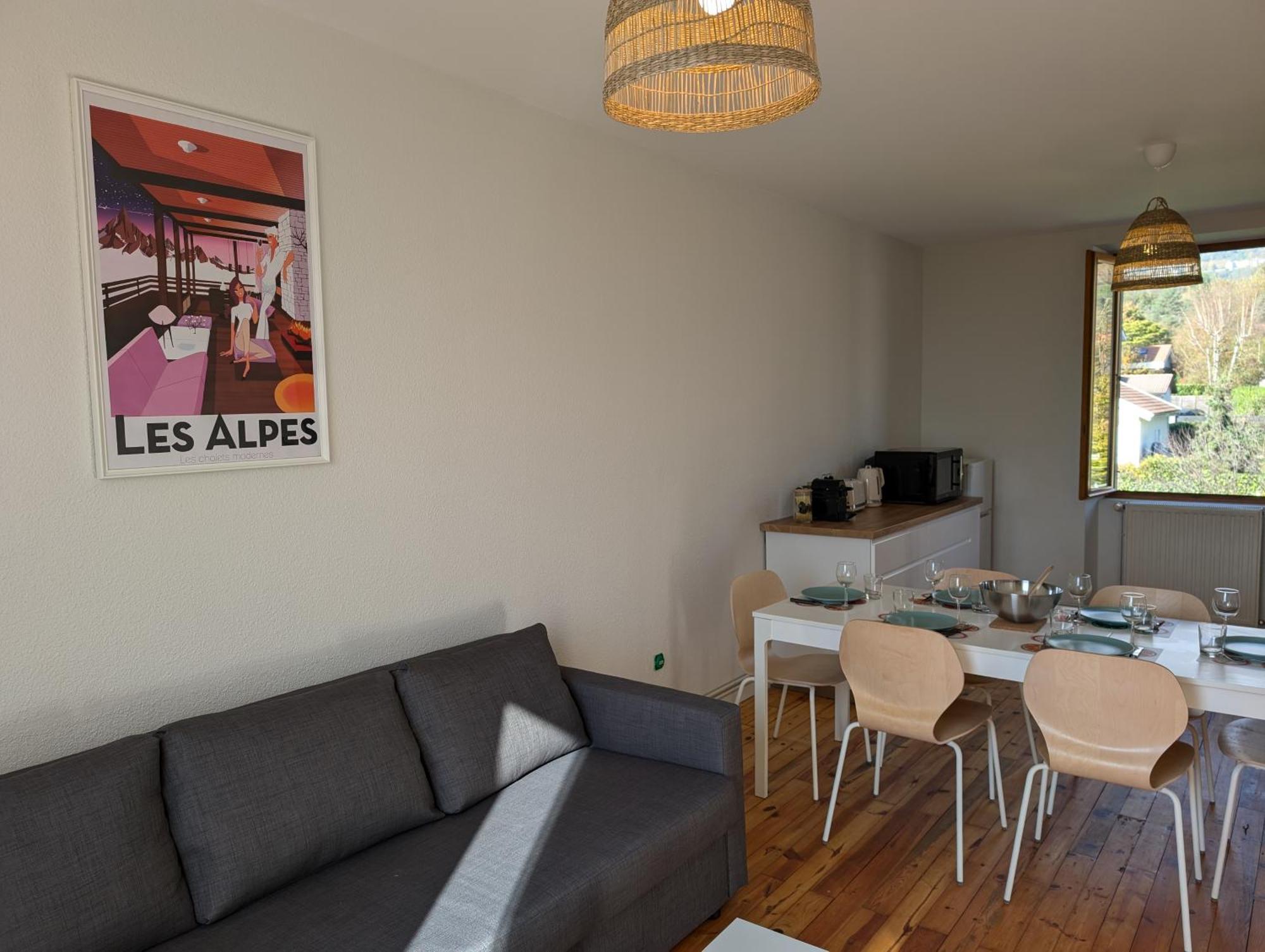 Appart 65M2 Avec 2 Chambres Dans Ferme Renovee - Parking Gratuit - Grande Vue Montagnes Montbonnot-Saint-Martin Exterior photo